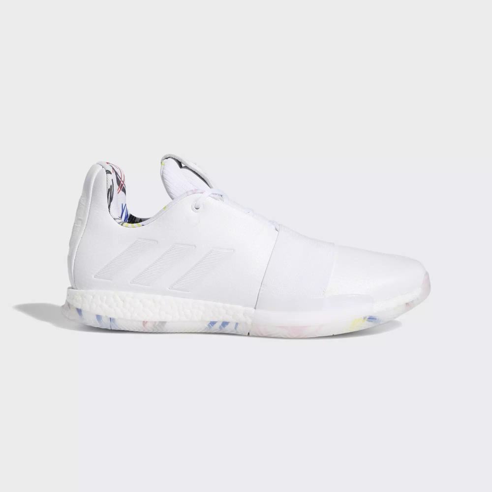 Adidas Harden Vol. 3 Tenis De Basketball Blancos Para Mujer (MX-50001)